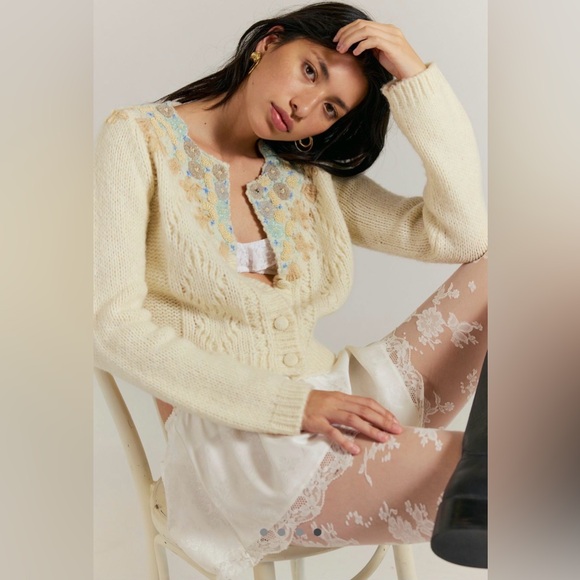 Free People One Pixie Cardi S - Picture 4 of 8